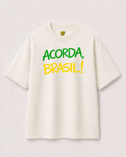 CAMISETA "ACORDA BRASIL"