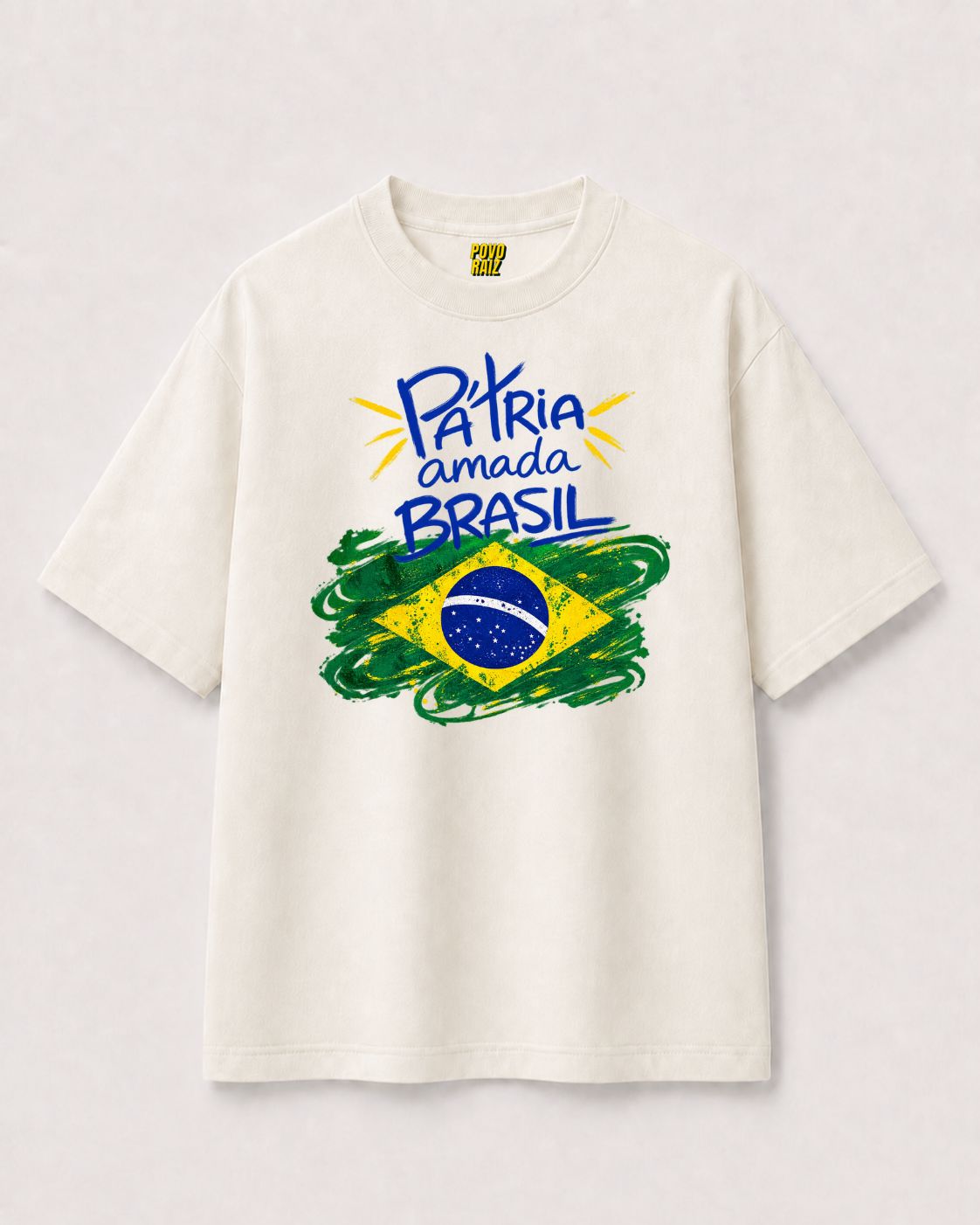 CAMISETA "PATRIA AMADA BRASIL"
