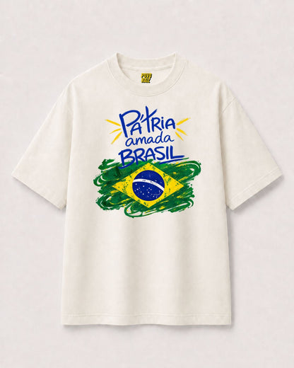 CAMISETA "PATRIA AMADA BRASIL"