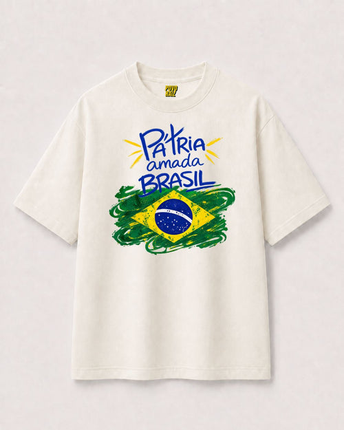CAMISETA "PATRIA AMADA BRASIL"