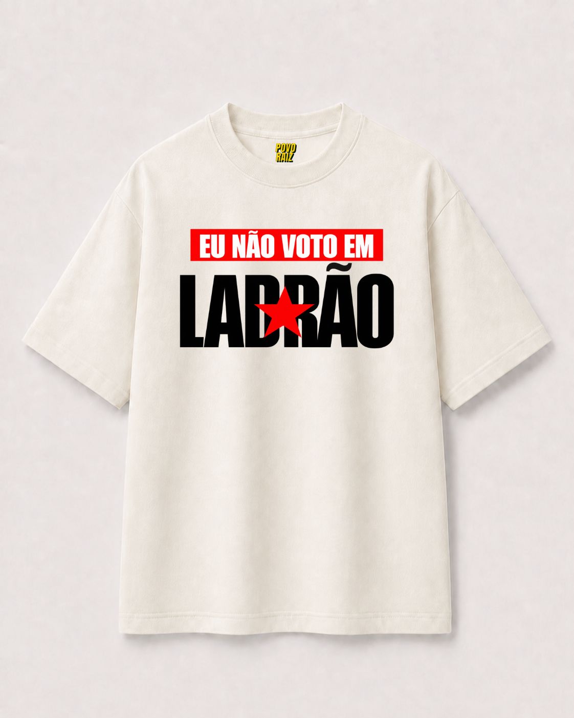 CAMISETA "NÃO VOTO EM LADRÃO"